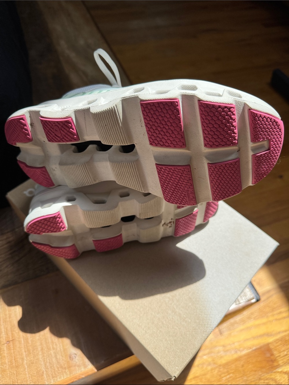 On Running Cloudmonster White Lima Pink Running Sneakers Shoes LKNW in Box! - Picture 4 of 10